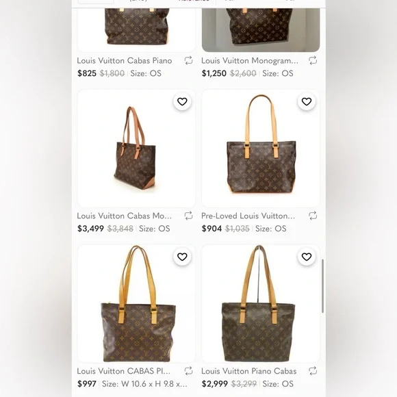 Vintage L.V. Canvas piano - Picture 12 of 14